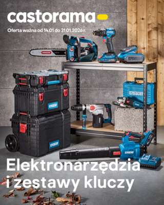 Castorama - gazetka promocyjna Elektronarzędzia i zestawy kluczy od środy 14.01 do soboty 31.01