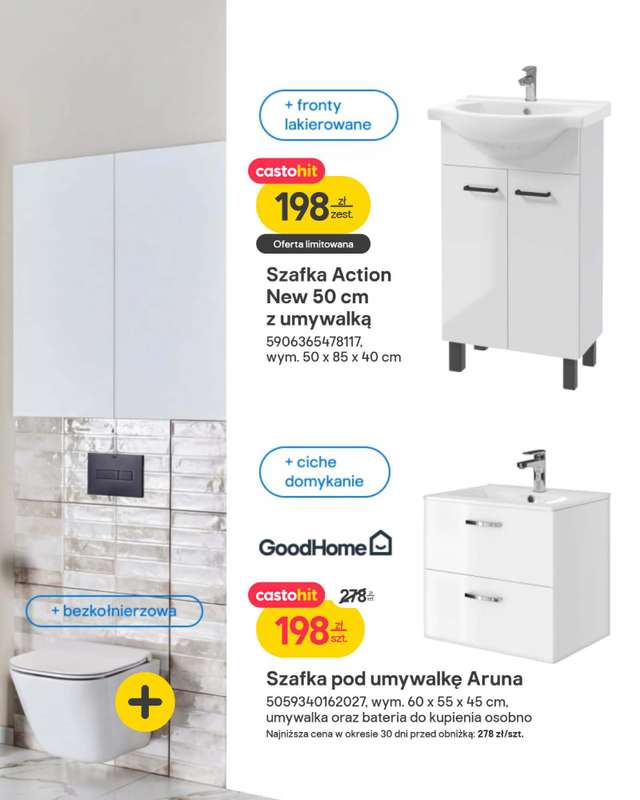 Castorama - gazetka promocyjna Wyposażenie łazienki od środy 14.01 do soboty 31.01 - strona 6