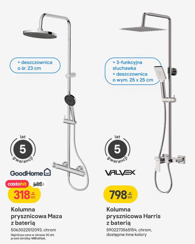 Castorama - gazetka promocyjna Wyposażenie łazienki od środy 14.01 do soboty 31.01 - strona 9