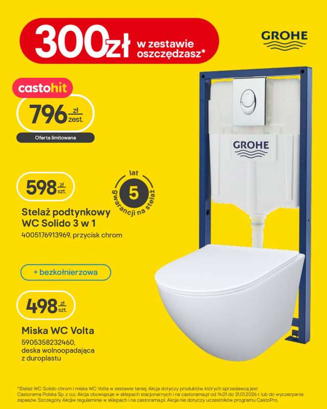 Castorama - gazetka promocyjna Wyposażenie łazienki od środy 14.01 do soboty 31.01 - strona 13