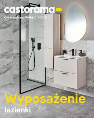 Castorama - gazetka promocyjna Wyposażenie łazienki od środy 14.01 do soboty 31.01