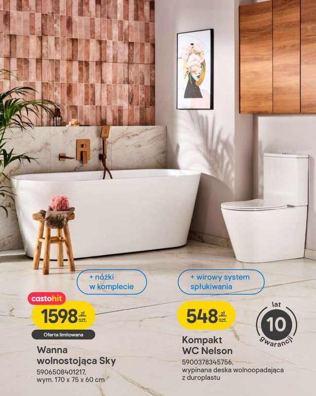 Castorama - gazetka promocyjna Wyposażenie łazienki od środy 14.01 do soboty 31.01 - strona 10