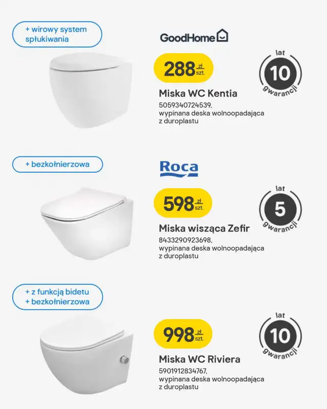 Castorama - gazetka promocyjna Wyposażenie łazienki od środy 14.01 do soboty 31.01 - strona 15