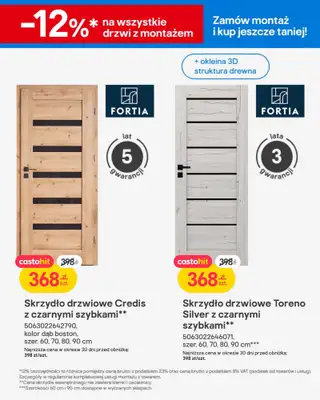 Castorama - gazetka promocyjna Podłogi i drzwi od środy 14.01 do soboty 31.01 - strona 18