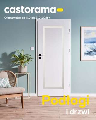 Castorama - gazetka promocyjna Podłogi i drzwi od środy 14.01 do soboty 31.01