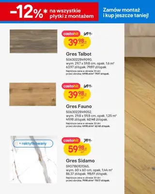 Castorama - gazetka promocyjna Podłogi i drzwi od środy 14.01 do soboty 31.01 - strona 3
