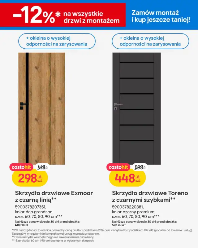 Castorama - gazetka promocyjna Podłogi i drzwi od środy 14.01 do soboty 31.01 - strona 19