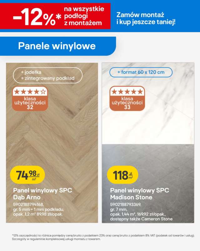 Castorama - gazetka promocyjna Podłogi i drzwi od środy 14.01 do soboty 31.01 - strona 15