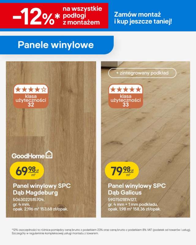 Castorama - gazetka promocyjna Podłogi i drzwi od środy 14.01 do soboty 31.01 - strona 14