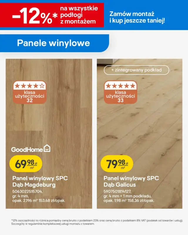 Castorama - gazetka promocyjna Podłogi i drzwi od środy 14.01 do soboty 31.01 - strona 14