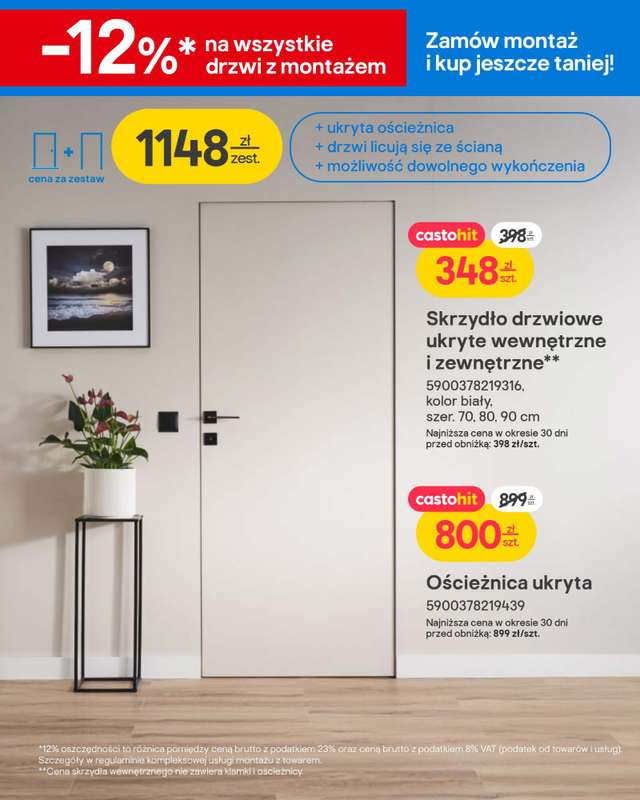 Castorama - gazetka promocyjna Podłogi i drzwi od środy 14.01 do soboty 31.01 - strona 22