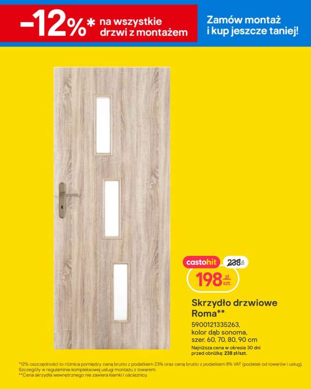 Castorama - gazetka promocyjna Podłogi i drzwi od środy 14.01 do soboty 31.01 - strona 17