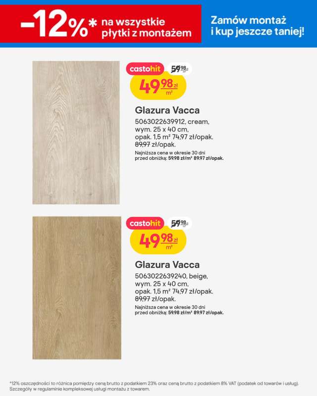 Castorama - gazetka promocyjna Podłogi i drzwi od środy 14.01 do soboty 31.01 - strona 9