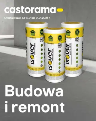 Castorama - gazetka promocyjna Budowa i remont od środy 14.01 do soboty 31.01
