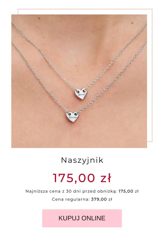 Dzień Babci i Dziadka - gazetka promocyjna Pandora | Do -70% na biżuterię od środy 14.01  - strona 7