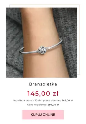 Dzień Babci i Dziadka - gazetka promocyjna Pandora | Do -70% na biżuterię od środy 14.01  - strona 12