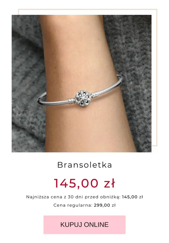 Dzień Babci i Dziadka - gazetka promocyjna Pandora | Do -70% na biżuterię od środy 14.01  - strona 12