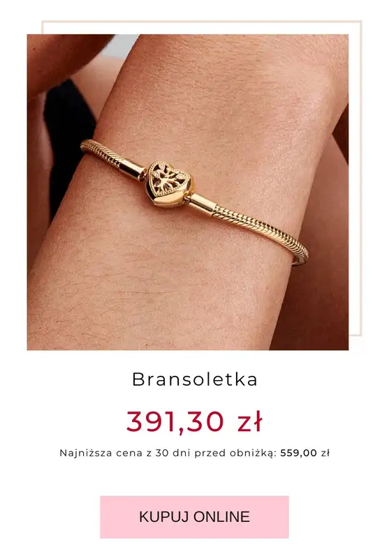 Dzień Babci i Dziadka - gazetka promocyjna Pandora | Do -70% na biżuterię od środy 14.01  - strona 8