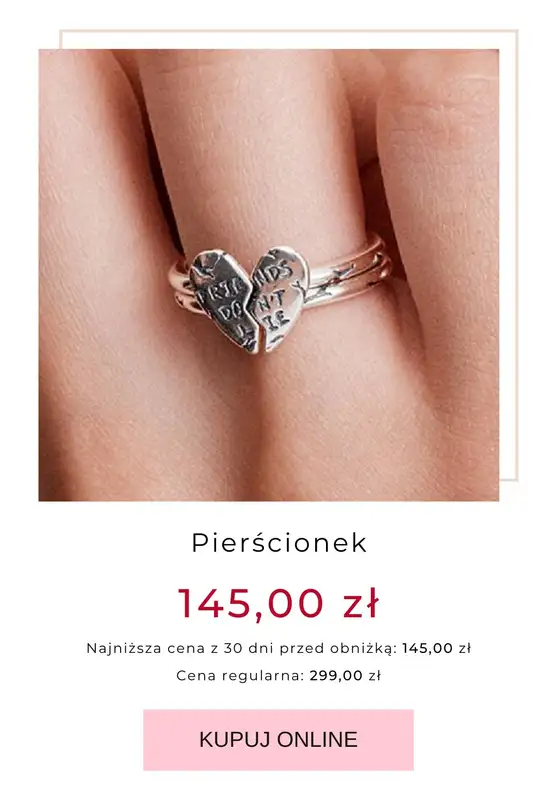 Dzień Babci i Dziadka - gazetka promocyjna Pandora | Do -70% na biżuterię od środy 14.01  - strona 10