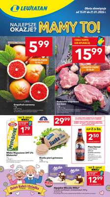 LEWIATAN - gazetka promocyjna Mamy TO w Lewiatanie – woj. mazowieckie od czwartku 15.01 do środy 21.01