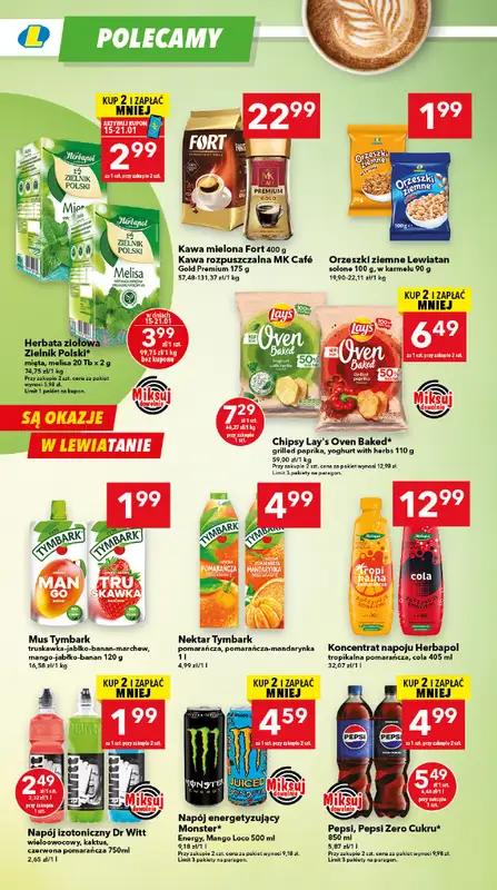 LEWIATAN - gazetka promocyjna Mamy TO w Lewiatanie – woj. podkarpackie od czwartku 15.01 do środy 21.01 - strona 6