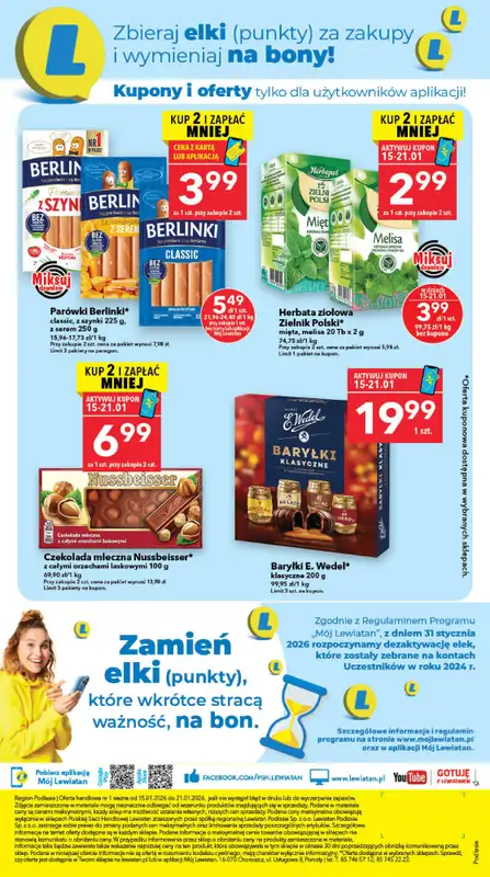LEWIATAN - gazetka promocyjna Mamy TO w Lewiatanie – woj. podlaskie od czwartku 15.01 do środy 21.01 - strona 8