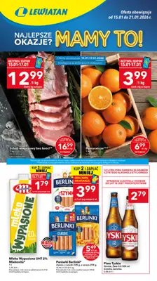 LEWIATAN - gazetka promocyjna Mamy TO w Lewiatanie – woj. wielkopolskie od czwartku 15.01 do środy 21.01