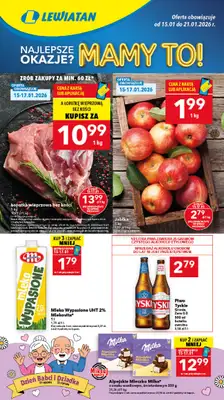 LEWIATAN - gazetka promocyjna Mamy TO w Lewiatanie – Zachód od czwartku 15.01 do środy 21.01