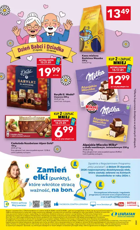 LEWIATAN - gazetka promocyjna Mamy TO w Lewiatanie – Żory od czwartku 15.01 do środy 21.01 - strona 12