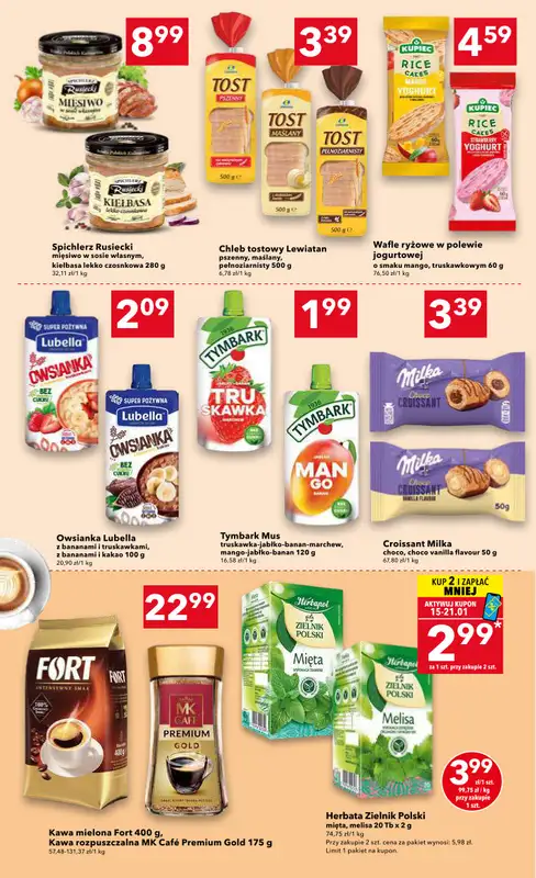 LEWIATAN - gazetka promocyjna Mamy TO w Lewiatanie – Bielsko-Biała od czwartku 15.01 do środy 21.01 - strona 8