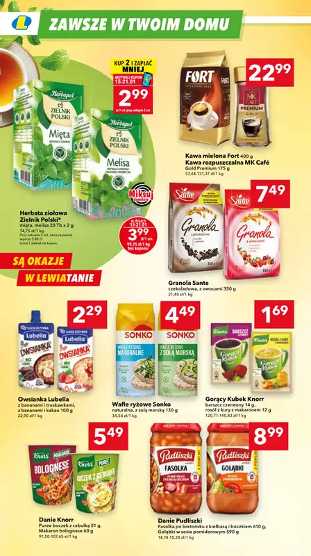 LEWIATAN - gazetka promocyjna Mamy TO w Lewiatanie – Górny Śląsk i Łódź od czwartku 15.01 do środy 21.01 - strona 4