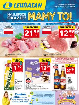 LEWIATAN - gazetka promocyjna Mamy TO w Lewiatanie – Kielce od czwartku 15.01 do środy 21.01