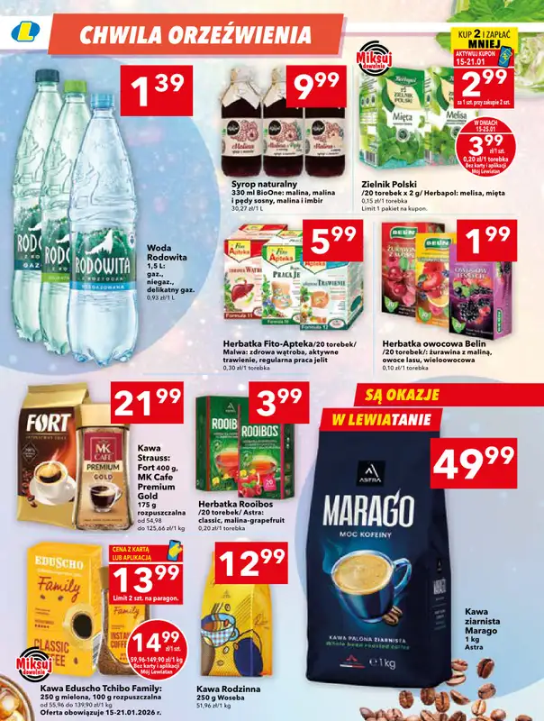 LEWIATAN - gazetka promocyjna Mamy TO w Lewiatanie – Kielce od czwartku 15.01 do środy 21.01 - strona 12