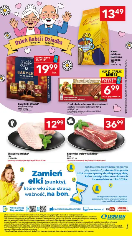 LEWIATAN - gazetka promocyjna Mamy TO w Lewiatanie – Kujawy od czwartku 15.01 do środy 21.01 - strona 8