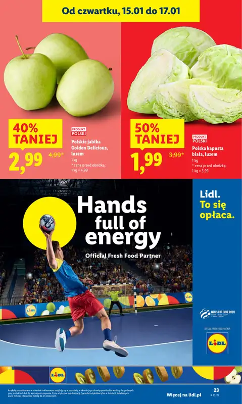 Lidl - gazetka promocyjna Oferta od czwartku od czwartku 15.01 do soboty 17.01 - strona 23