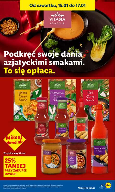 Lidl - gazetka promocyjna Oferta od czwartku od czwartku 15.01 do soboty 17.01 - strona 37