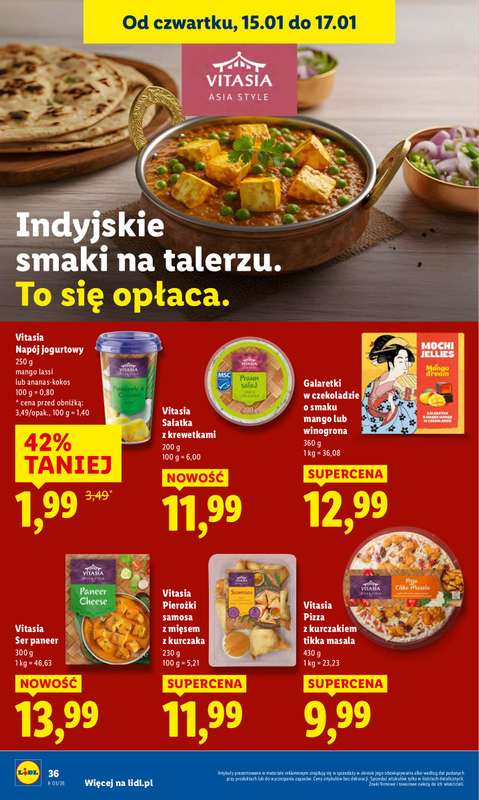 Lidl - gazetka promocyjna Oferta od czwartku od czwartku 15.01 do soboty 17.01 - strona 36