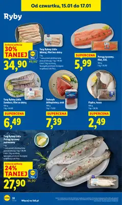 Lidl - gazetka promocyjna Oferta od czwartku od czwartku 15.01 do soboty 17.01 - strona 32