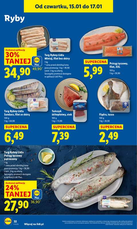 Lidl - gazetka promocyjna Oferta od czwartku od czwartku 15.01 do soboty 17.01 - strona 32