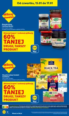 Lidl - gazetka promocyjna Oferta od czwartku od czwartku 15.01 do soboty 17.01 - strona 12