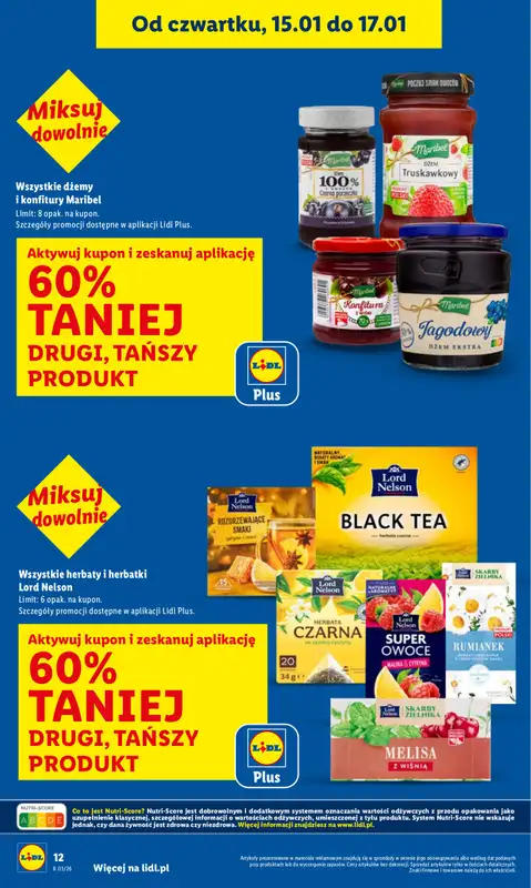 Lidl - gazetka promocyjna Oferta od czwartku od czwartku 15.01 do soboty 17.01 - strona 12