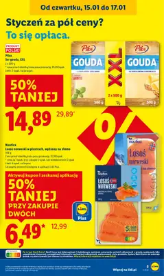 Lidl - gazetka promocyjna Oferta od czwartku od czwartku 15.01 do soboty 17.01 - strona 5