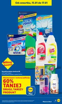 Lidl - gazetka promocyjna Oferta od czwartku od czwartku 15.01 do soboty 17.01 - strona 17