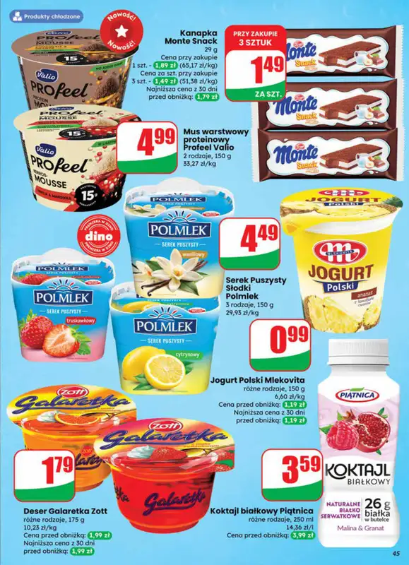 Dino - gazetka promocyjna Gazetka od środy 14.01 do wtorku 20.01 - strona 45