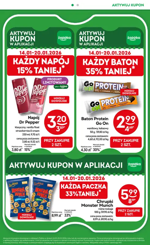 Żabka - gazetka promocyjna Gazetka od środy 14.01 do wtorku 27.01 - strona 18