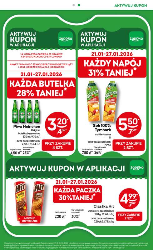 Żabka - gazetka promocyjna Gazetka od środy 14.01 do wtorku 27.01 - strona 19