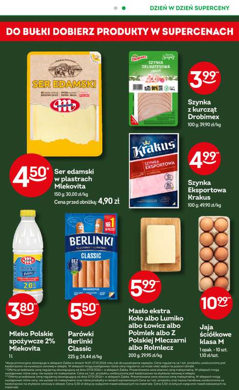 Żabka - gazetka promocyjna Gazetka od środy 14.01 do wtorku 27.01 - strona 3