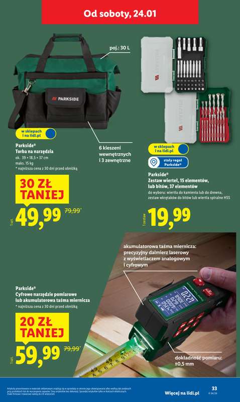 Lidl - gazetka promocyjna Katalog od poniedziałku 19.01 do niedzieli 25.01 - strona 39