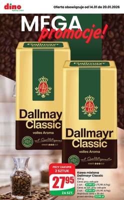 Dino - gazetka promocyjna MEGA promocje! od środy 14.01 do wtorku 20.01