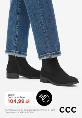 CCC - gazetka promocyjna OCIEPLANE obuwie damskie - PROMOCJE od środy 14.01  - strona 5